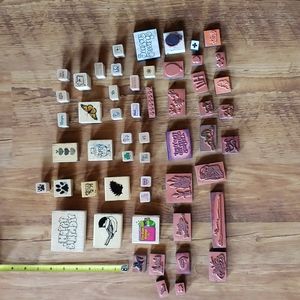 Rubber stamp lot